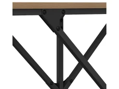 Mesa Consola Roble artisan 140 x 29 x 75 cm