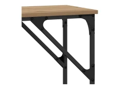 Mesa Consola Roble artisan 140 x 29 x 75 cm