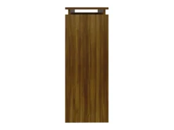 Mesa consola Roble marrón 102x30x80 cm Madera de ingeniería