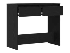Mesa consola roble negro 89x41x76,5 cm madera de ingeniería