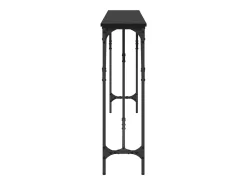 Mesa Consola Roble negro 180 x 23 x 75 cm