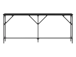 Mesa Consola Roble negro 180 x 23 x 75 cm