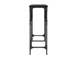 Mesa Consola Roble negro 140 x 29 x 75 cm Madera contrachapada
