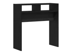 Mesa Consola Roble negro 78 x 30 x 80 cm Madera contrachapada