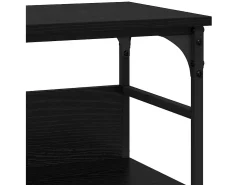 Mesa Consola Roble negro 100 x 32 x 75 cm Madera contrachapada