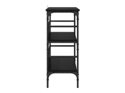 Mesa Consola Roble negro 100 x 32 x 75 cm Madera contrachapada