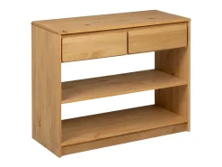 Mesa consola SAUDA madera maciza de pino roble 89,5x36,5x73 cm
