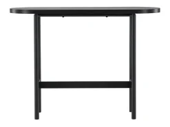 Mesa consola skate de color negro.