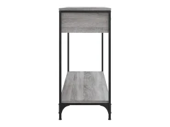 Mesa consola Sonoma gris 100x34,5x75 cm madera de ingeniería