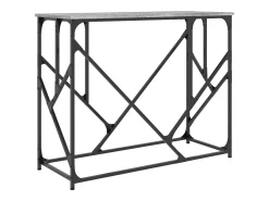 Mesa consola Sonoma gris 100x40x80 cm madera de ingeniería