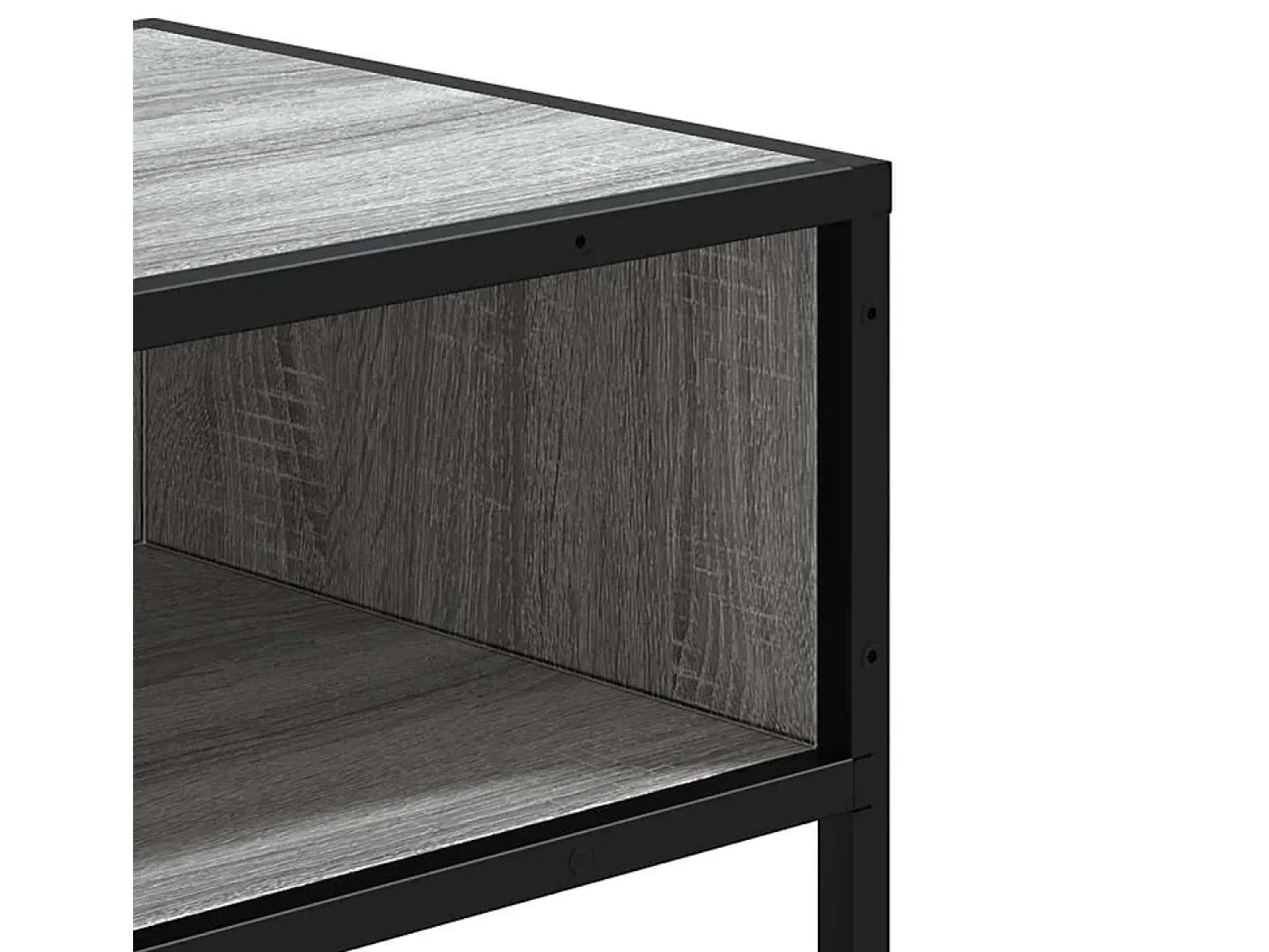 Mesa consola Sonoma gris 90x35x80 cm madera de ingeniería