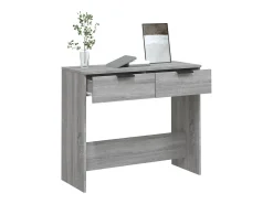 Mesa consola Sonoma gris 90x36x75 cm Madera de ingeniería