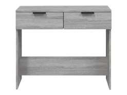 Mesa consola Sonoma gris 90x36x75 cm Madera de ingeniería