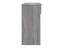 Mesa consola Sonoma gris 90x36x75 cm Madera de ingeniería