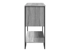 Mesa consola Sonoma gris 100x35x74,5 cm madera de ingeniería