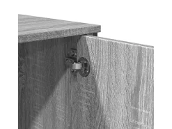 Mesa consola Sonoma gris 100x35x74,5 cm madera de ingeniería