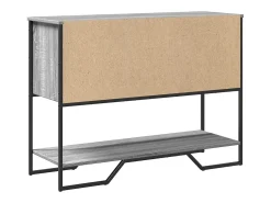 Mesa consola Sonoma gris 100x35x74,5 cm madera de ingeniería
