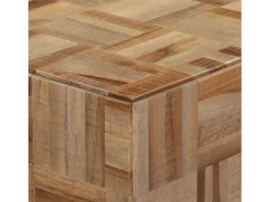 Mesa consola teca reciclada maciza 110x34x80 cm