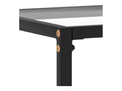 Mesa consola transparente 80x35x75 cm Cristal templado
