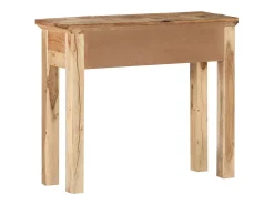 Mesa consola 90,5x30x75 cm Acacia y madera recuperada
