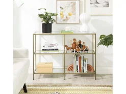 Mesa consola 100x30x73 cm Dorado
