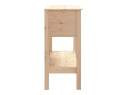 Mesa consola 75x35x75 cm Madera maciza de pino