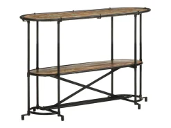 Mesa consola 110x42x76 cm madera maciza recuperada