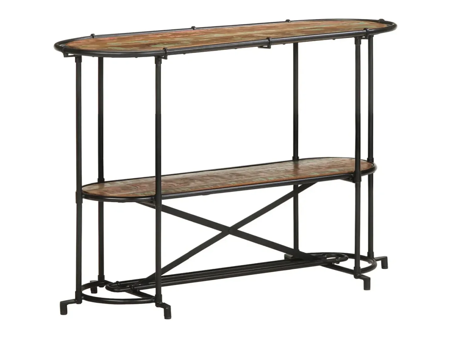 Mesa consola 110x42x76 cm madera maciza recuperada