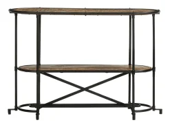 Mesa consola 110x42x76 cm madera maciza recuperada