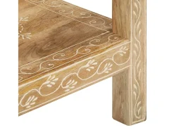 Mesa consola 80x35x74 cm Madera maciza de mango