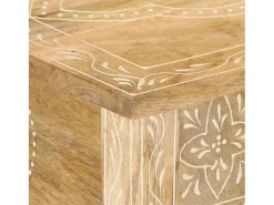 Mesa consola 80x35x74 cm Madera maciza de mango