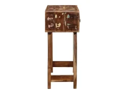 Mesa consola 90x32x75 cm madera maciza recuperada