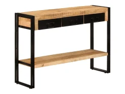 Mesa consola 110x30x76 cm Madera maciza de mango