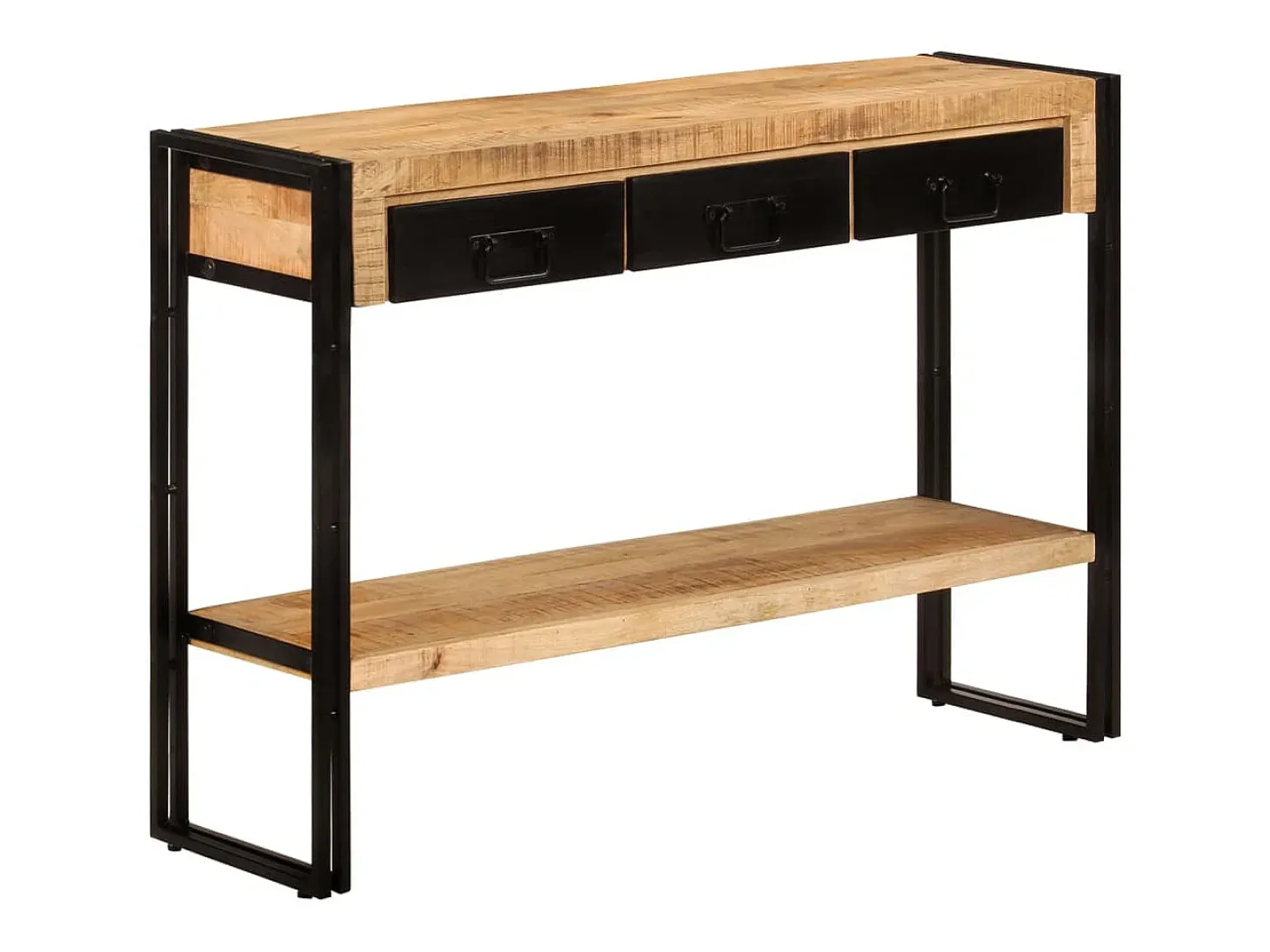 Mesa consola 110x30x76 cm Madera maciza de mango