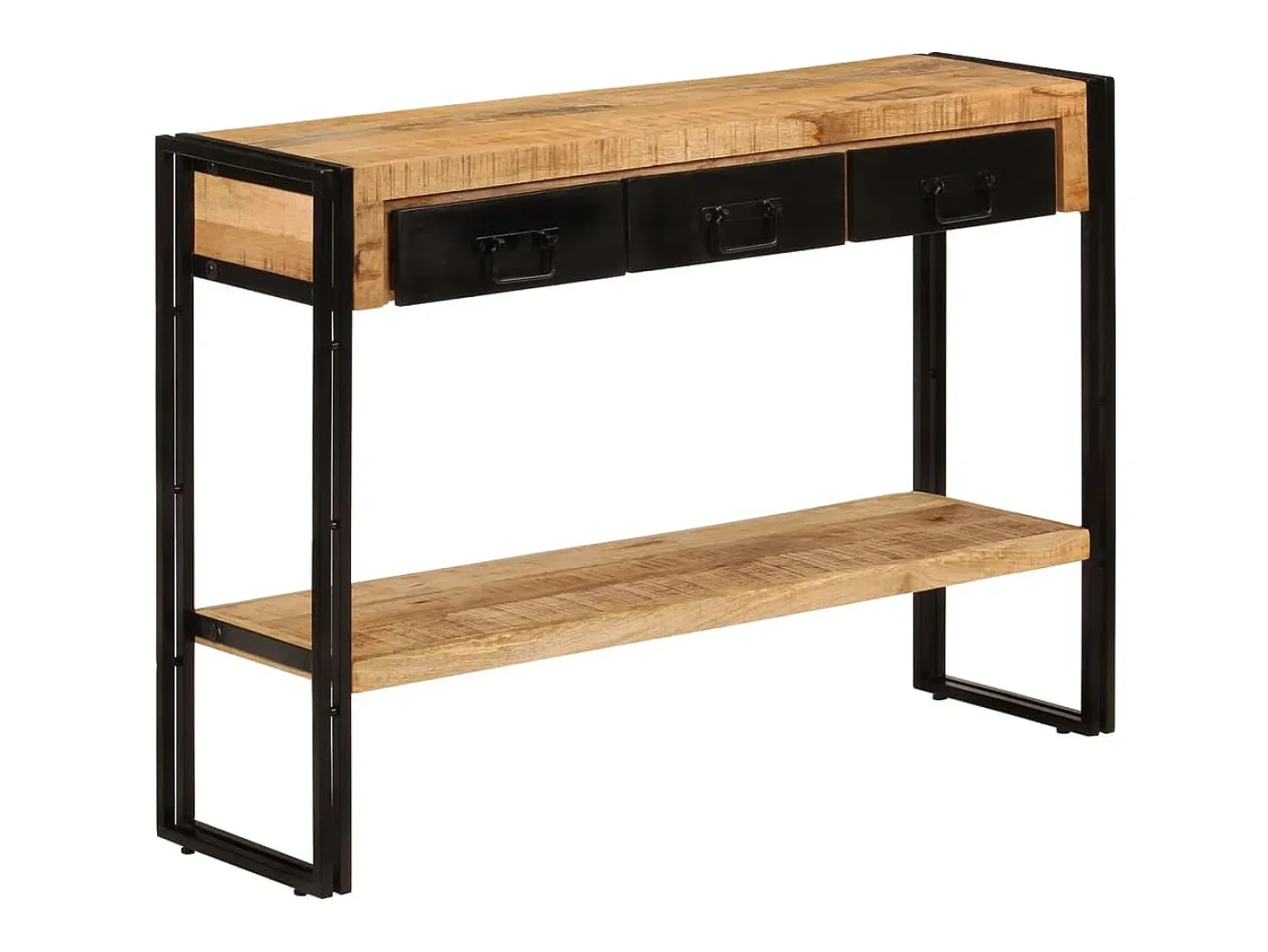 Mesa consola 110x30x76 cm Madera maciza de mango