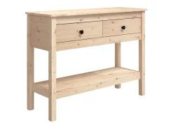 Mesa consola 100x35x75 cm Madera maciza de pino