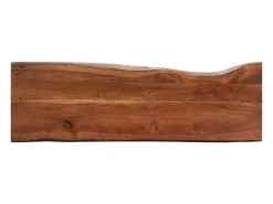 Mesa consola 115x35x76 cm Madera maciza de acacia y hierro