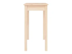 Mesa consola 80x40x75 cm Madera maciza de pino