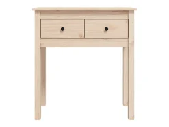 Mesa consola 70x35x75 cm Madera maciza de pino