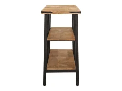 Mesa consola 180x35x70 cm madera maciza de mango