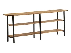 Mesa consola 180x35x70 cm madera maciza de mango