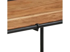 Mesa consola 110x42x76 cm madera maciza de acacia