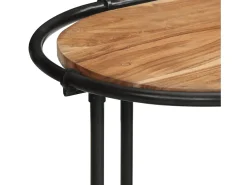 Mesa consola 110x42x76 cm madera maciza de acacia