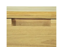 Mesa consola 120x35x76 cm madera de teca maciza