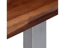 Mesa consola 115x35x76 cm madera maciza de acacia y hierro ES696132