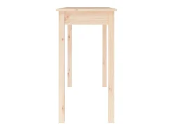 Mesa consola 110x40x75 cm Madera maciza de pino