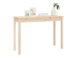 Mesa consola 110x40x75 cm Madera maciza de pino