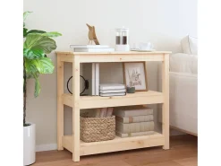Mesa consola 80x40x74 cm Madera maciza de pino