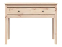Mesa consola 100x35x75 cm Madera maciza de pino