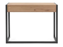 Mesa consola 100x75x35 cm natural antracita